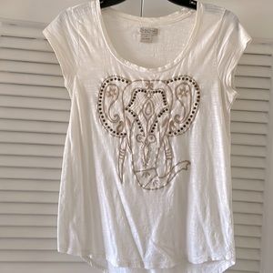 Lucky Brand Elephant Tee XS
